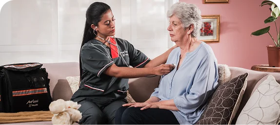 Médico a domicilio para adultos mayores Médico a domicilio EMI para adultos mayores en Bogotá